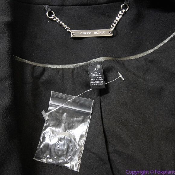 NEW White House Black Market Belted Tweed blazer Jacket With Removable B… - Picture 9 of 16